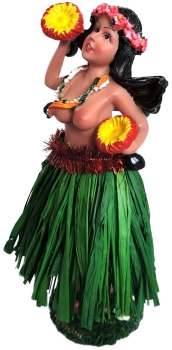 hawaii wackel hula mädchen wackelfigur
